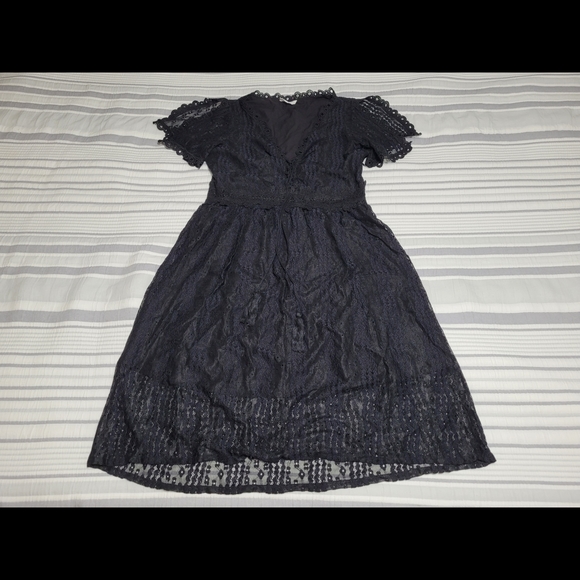 Allison New York Dress. Black. Size L - Picture 3 of 10